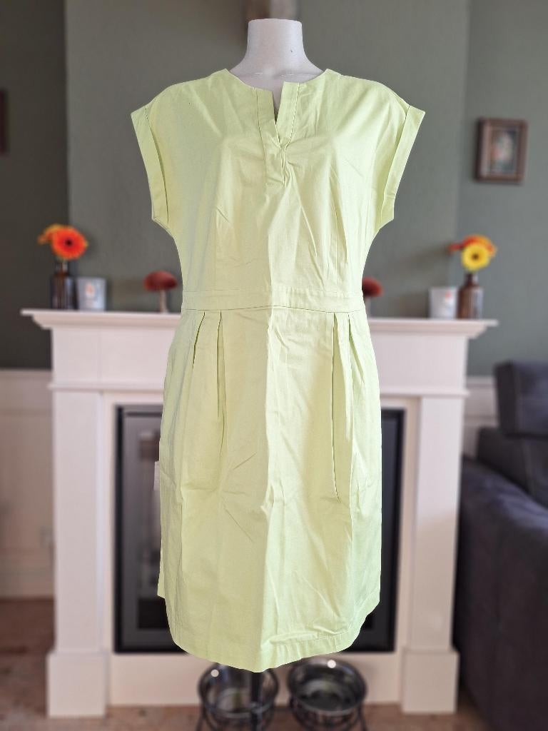 Gerry Weber appel groen / lime jurk 44, Kleding | Dames, Verzenden, Maat 42/44 (L), Zo goed als nieuw, Knielengte
