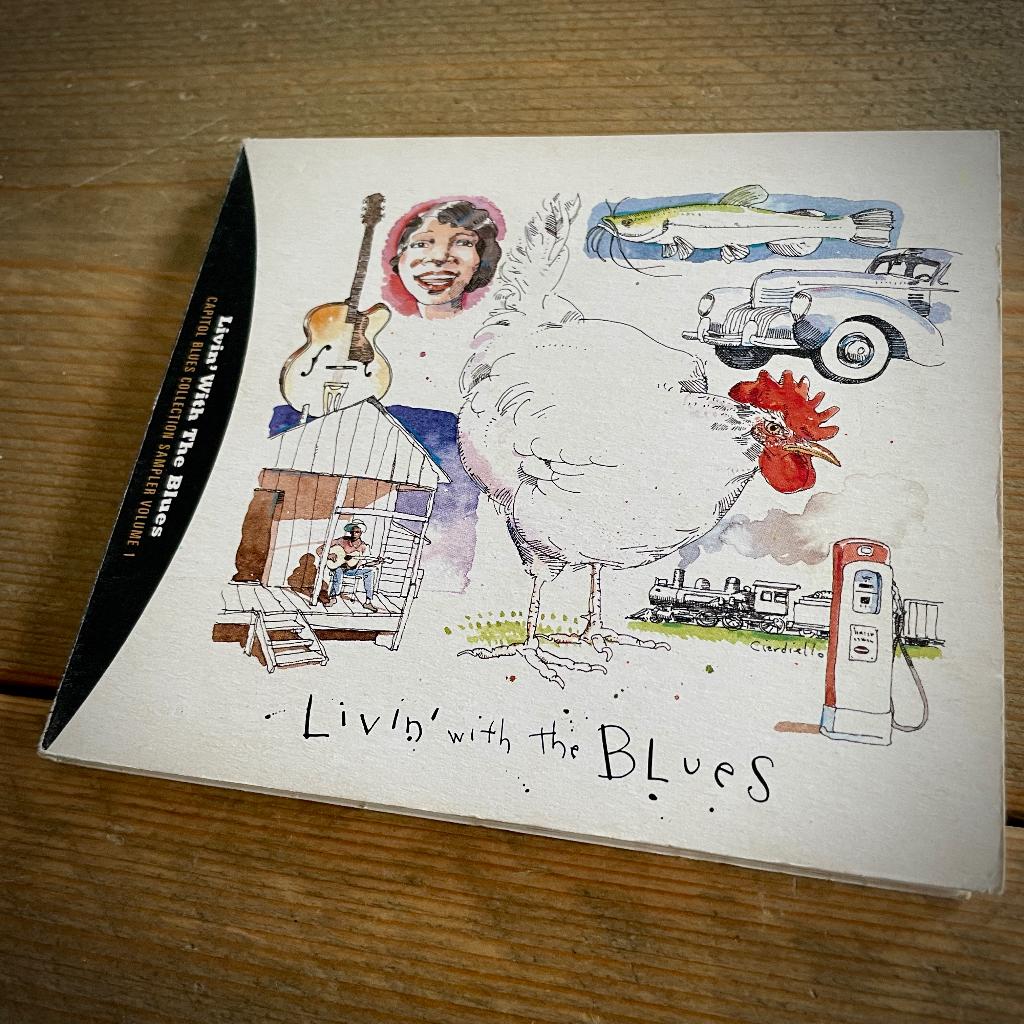 Livin’ With The Blues, Cd's en Dvd's, Verzenden, 1980 tot heden, Zo goed als nieuw, Blues