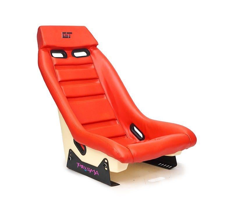 NRG Prisma GT Stardust Strawberry Rood leder Kuipstoel, Auto diversen, Tuning en Styling, Ophalen of Verzenden