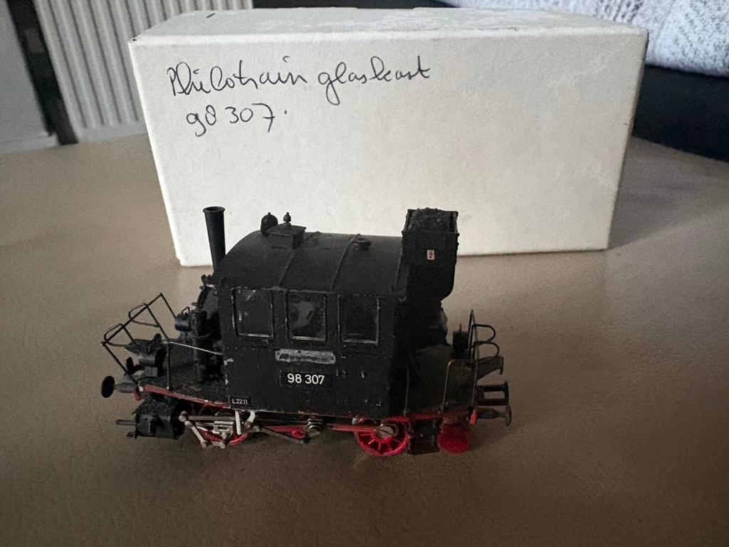 Glaskast modeltrein H0 nummer 98307, Ophalen of Verzenden, Gebruikt, Gelijkstroom, Locomotief