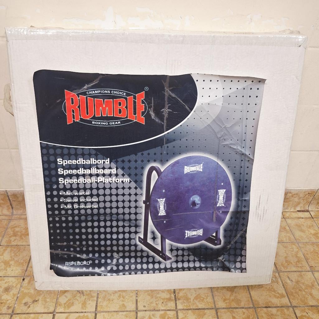 Rumble Speedball bord Boksen / met Wartel / Nieuw is Doos, Ophalen, -, -, Nieuw