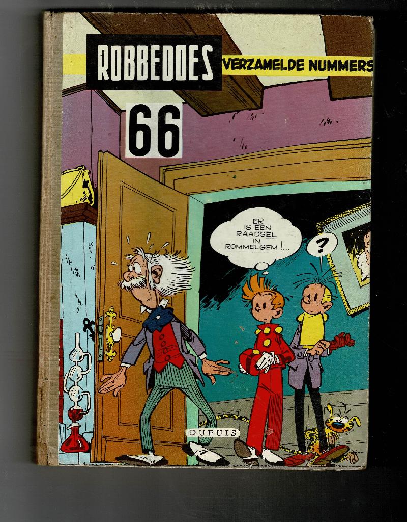 Robbedoes verzamelalbum Nr. 66 uit 1958 in goede staat, Gelezen, Diverse, Verzenden, Eén stripboek