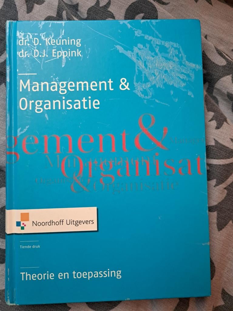 D.J. Eppink & D. Keuning - Management en organisatie, Gelezen, D.J. Eppink; D. Keuning, Sociale wetenschap, Ophalen of Verzenden