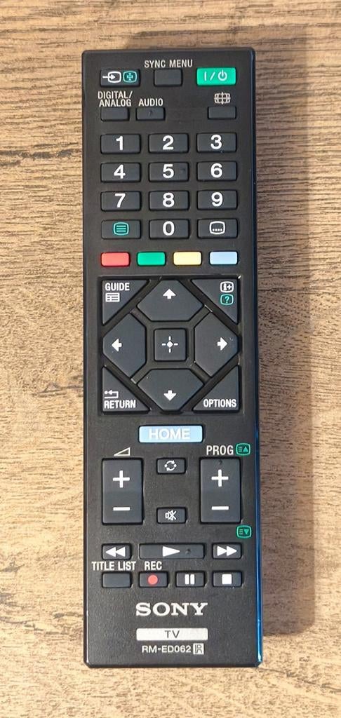 Sony RM-ED062 TV Afstandsbediening, Audio, Tv en Foto, Afstandsbedieningen, Gebruikt, Origineel, Tv, Ophalen of Verzenden