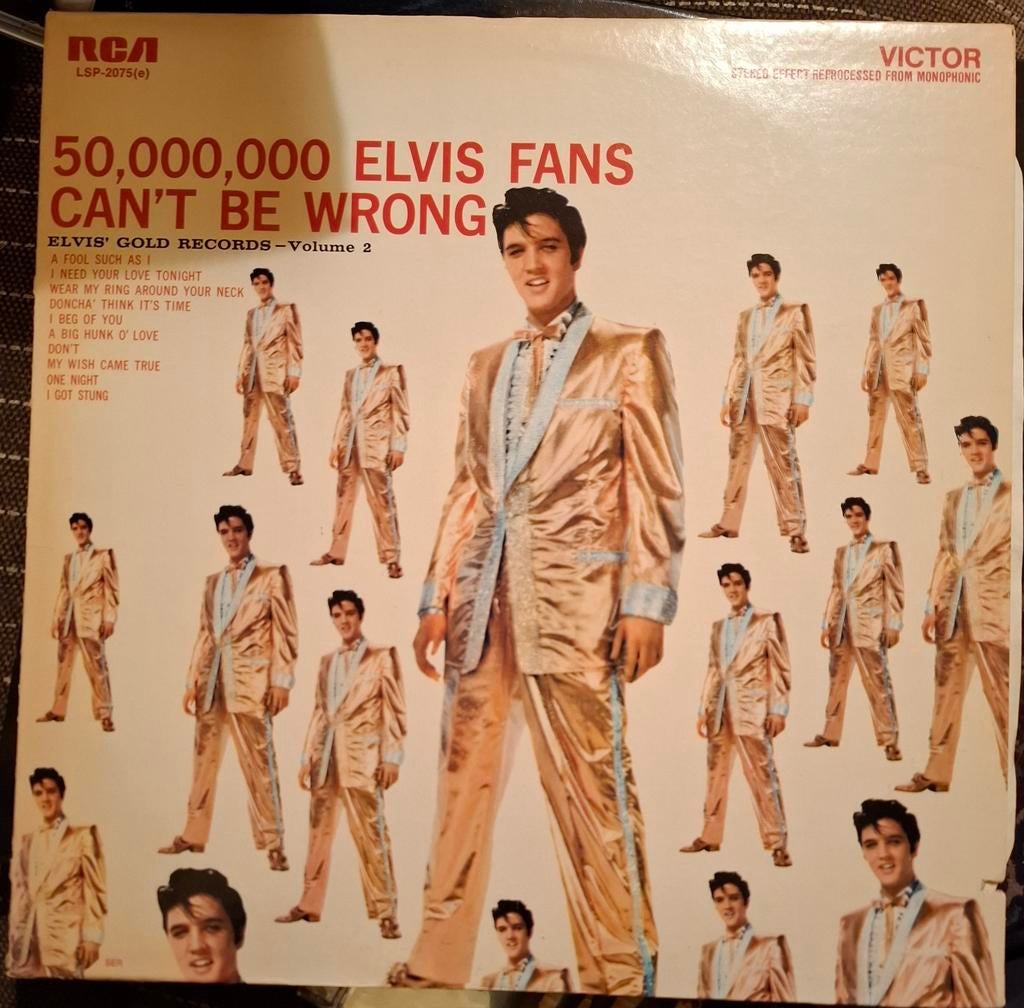 Elvis 50.000.000 Elvis fans can't be wrong vinyl lp, Opera of Operette, Ophalen of Verzenden, Zo goed als nieuw, 12 inch