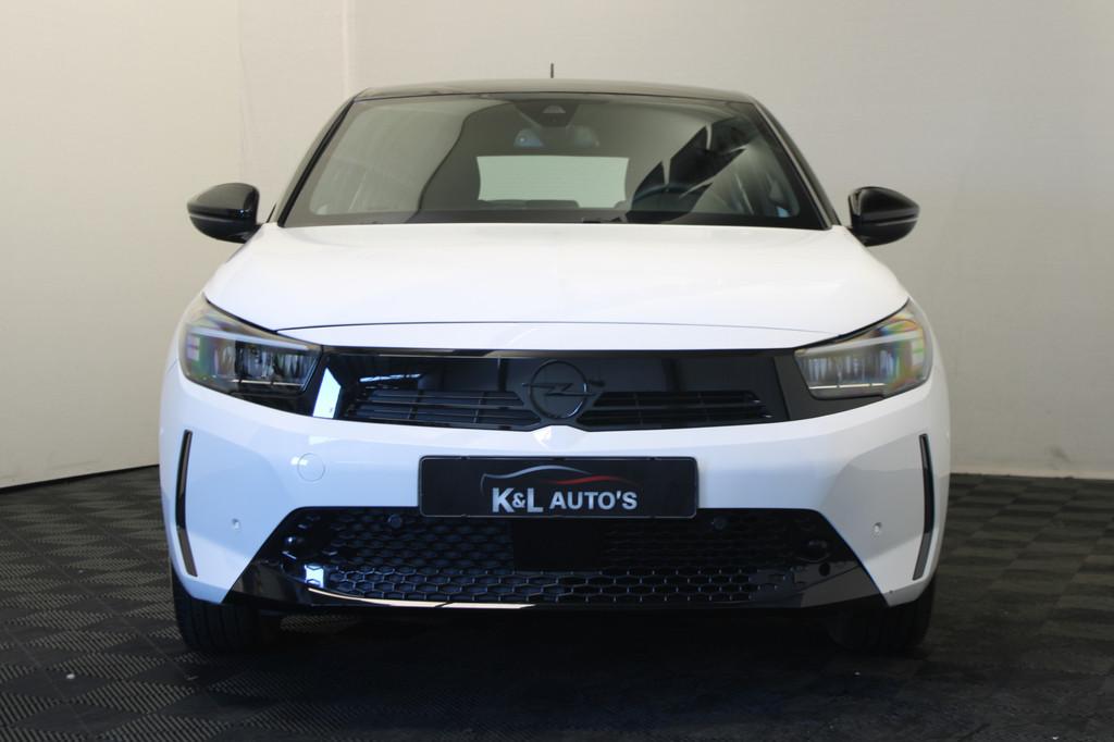 Opel Corsa 1.2 GS *Pasen Geopend!* (bj 2023), Voorwielaandrijving, Gebruikt, Zwart, 1199 cc