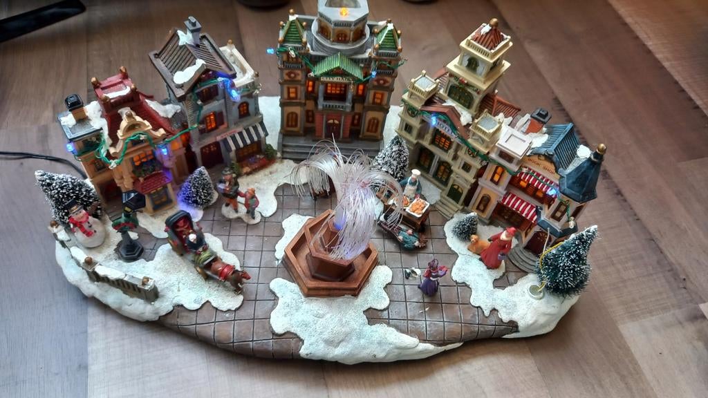 Kerstdorp - licht beschadigd, Ophalen