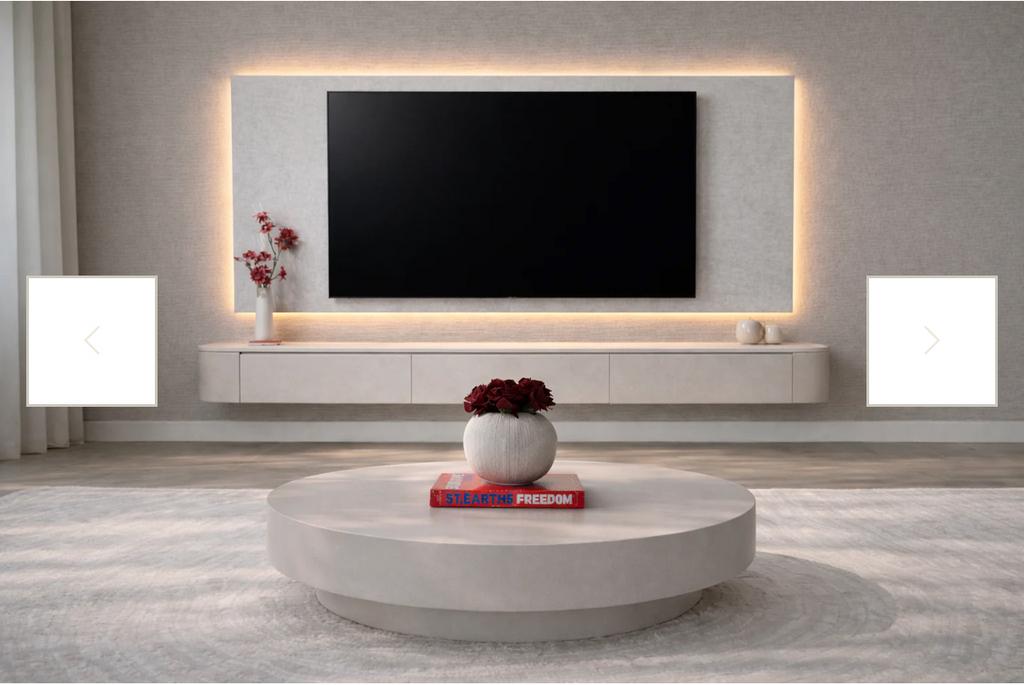 Moderne Japandi TV-meubel - Zwevend design, Huis en Inrichting, Kasten | Televisiemeubels, Nieuw, Minder dan 100 cm, 150 tot 200 cm