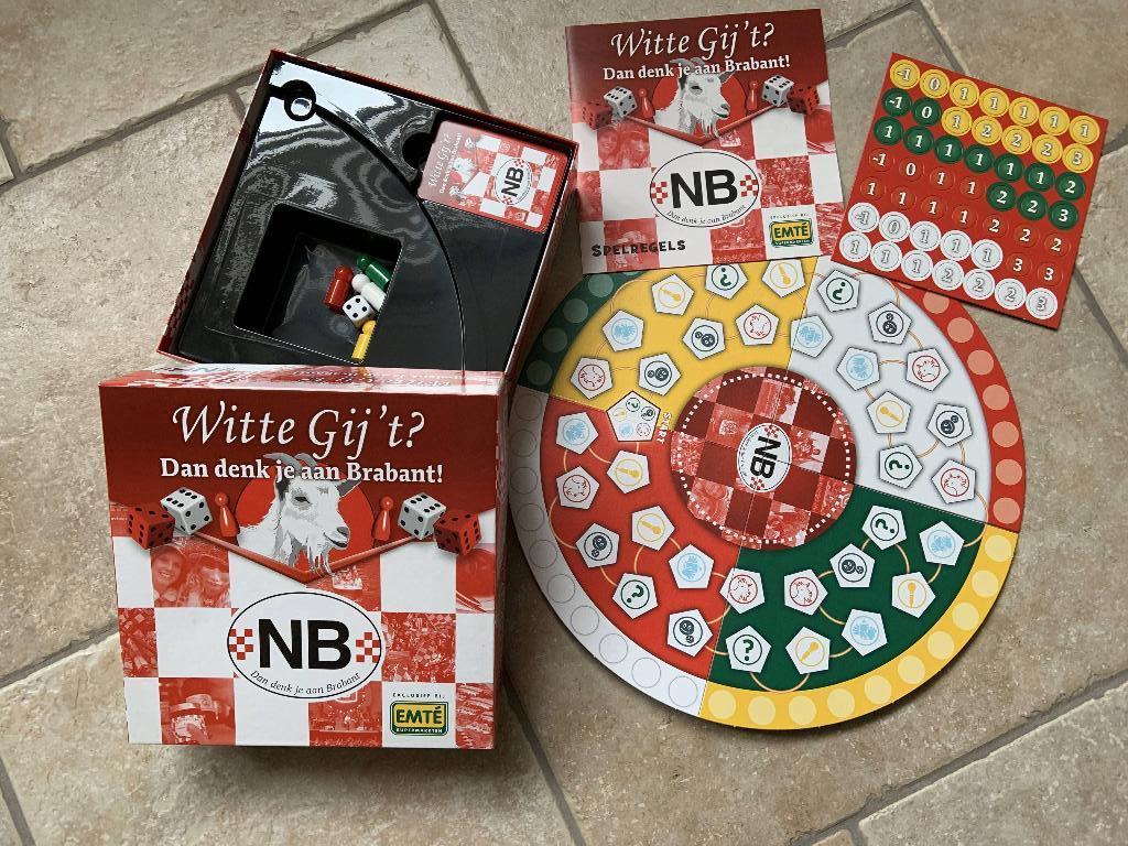 Bordspel Witte Gij 't Dan denk je aan Brabant, Drie of vier spelers, Ophalen, Nieuw, Emte
