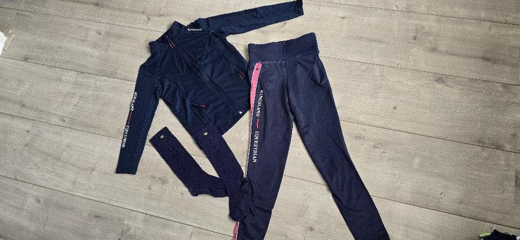Kingsland paardrijkleding: rijlegging XS & vestje 134/140, Dieren en Toebehoren, Paardrijkleding, Dressuur, Ophalen of Verzenden