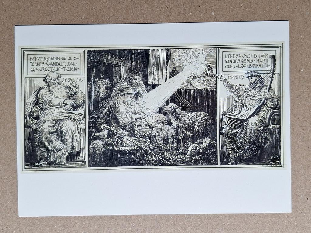 Cornelis Jetses - Maria en Jozef - 'In ruimer kring', 1907, Ophalen of Verzenden, 1980 tot heden, Ongelopen, Overige thema's