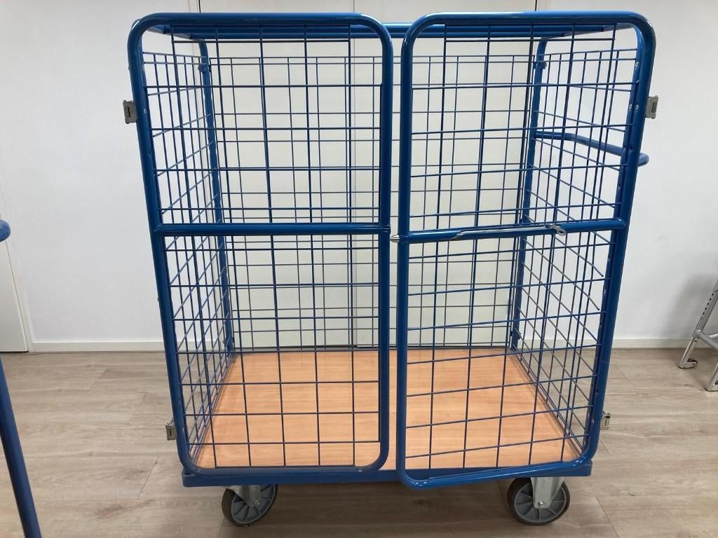 Rolcontainer Pakketwagen Transportkar Fetra 8483-3, 100 liter of meer, Ophalen, Zo goed als nieuw, Transportkar