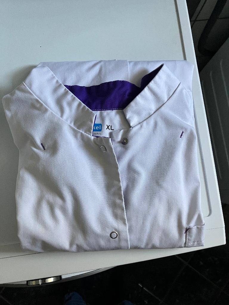 Uniform jasje, Wit, Maat 46/48 (XL) of groter, Ophalen of Verzenden, Jasje