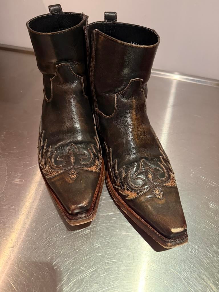 Sendra boots donkerbruin maat 43, Ophalen of Verzenden, Zo goed als nieuw, Bruin, Boots