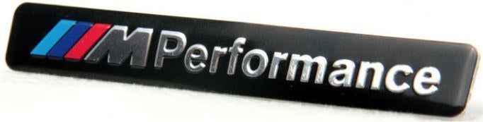 BMW M Performance Aluminium plaatje #1, Ophalen of Verzenden