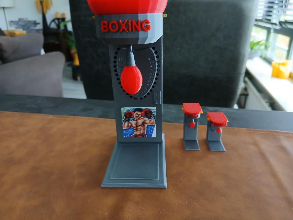 Boksbal machine kermis miniatuur 3 verschillende schalen, Hobby en Vrije tijd, Modelbouw | Overige, Ophalen of Verzenden, Nieuw