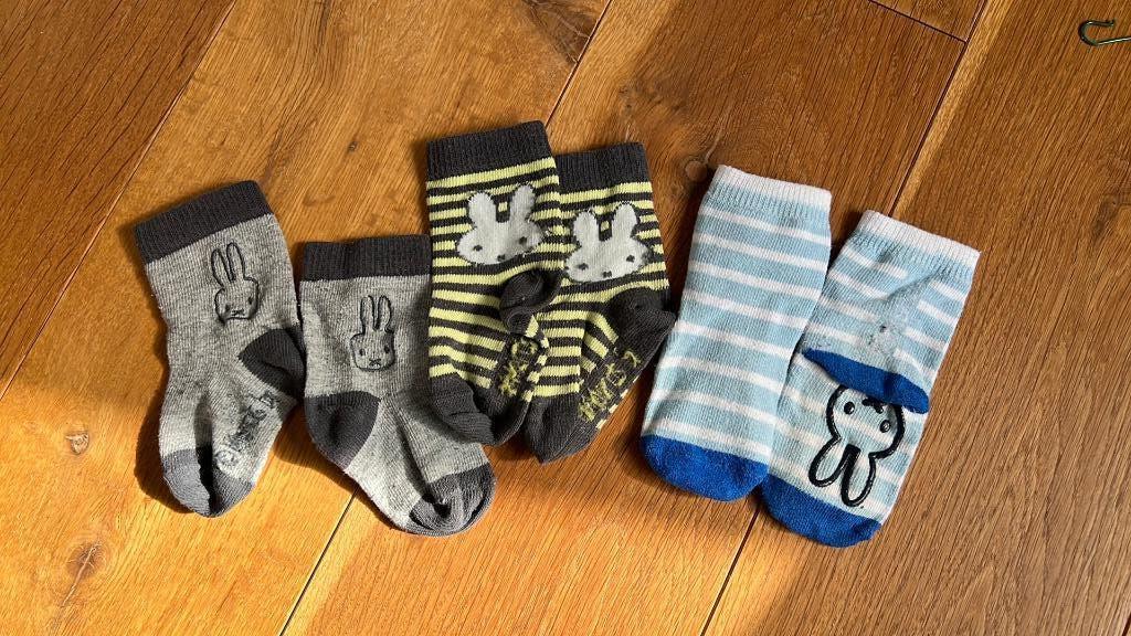 3 paar Nijntje babysokjes, Ophalen of Verzenden, Nijntje, Jongetje of Meisje, Sokjes