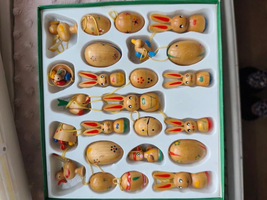 Vintage paasversiering, Ophalen