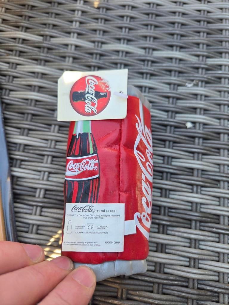 Coca-Cola blikje knuffel, Verzamelen, Ophalen of Verzenden