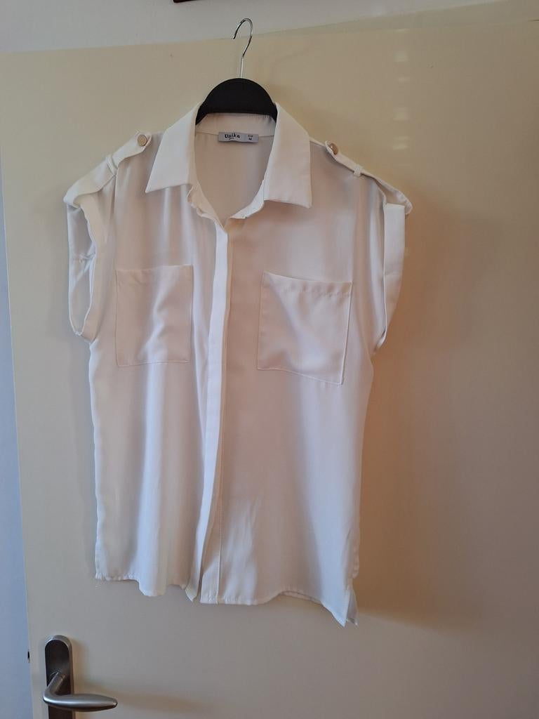 Dames bloesje Unika paris maat m, Kleding | Dames, Ophalen of Verzenden, Zo goed als nieuw, Maat 38/40 (M), Zonder mouw