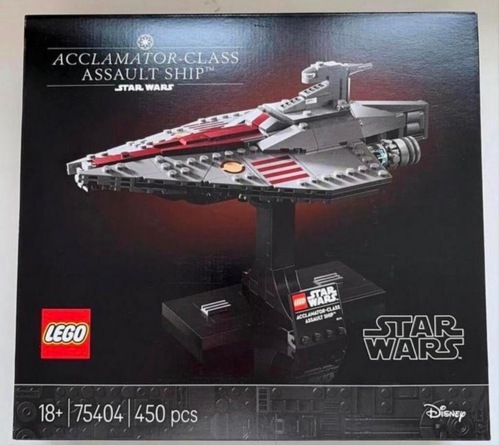 Lego Star Wars Acclamator-Class Assault Ship 75404, Lego, Star Wars, Denemarken, Nieuw