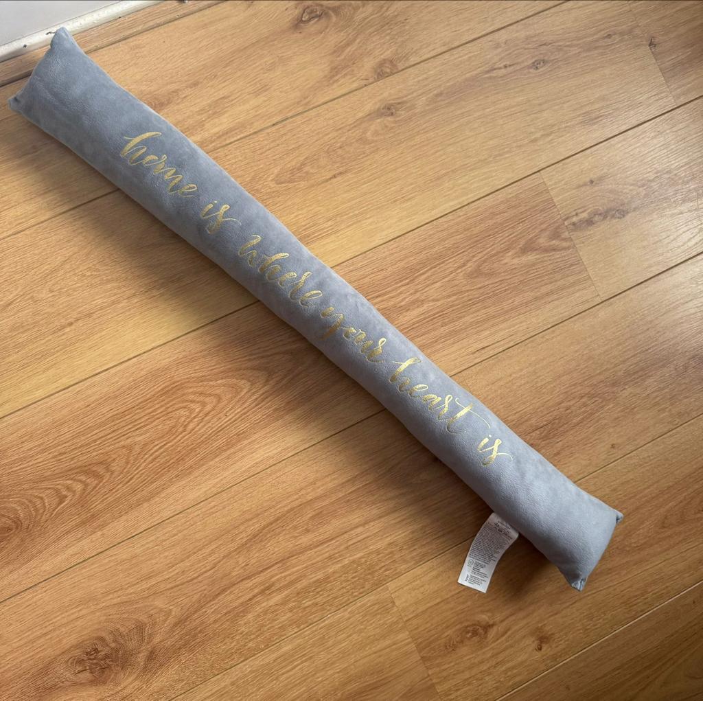 Tochtstopper grijs met tekst, Huis en Inrichting, Woonaccessoires | Overige, Ophalen of Verzenden, Nieuw