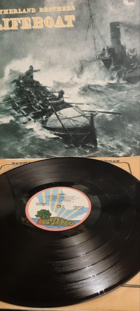 Sutherland Brothers - Lifeboat LP (1975), Ophalen of Verzenden, 1960 tot 1980, Gebruikt, 12 inch