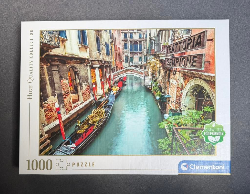 Clementoni puzzel - 1000 st. - Venetië, Hobby en Vrije tijd, Denksport en Puzzels, Ophalen, 500 t/m 1500 stukjes, Gebruikt, Legpuzzel