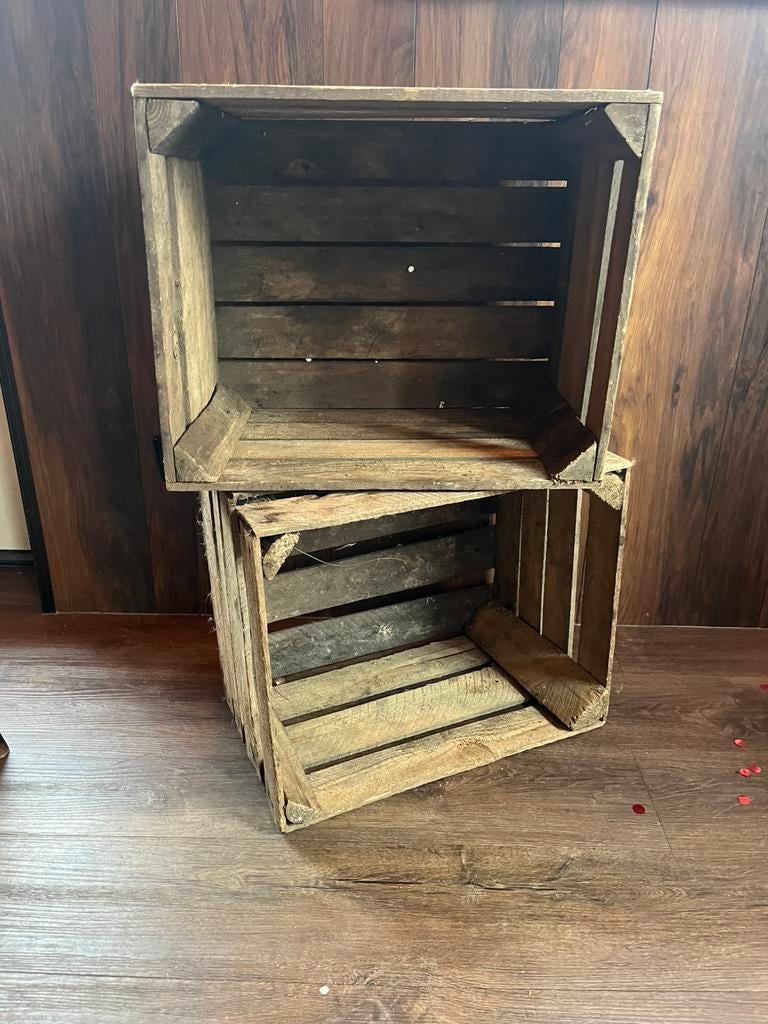 Houten oude fruit kisten, Ophalen, Zo goed als nieuw, 50 tot 100 cm, Minder dan 50 cm