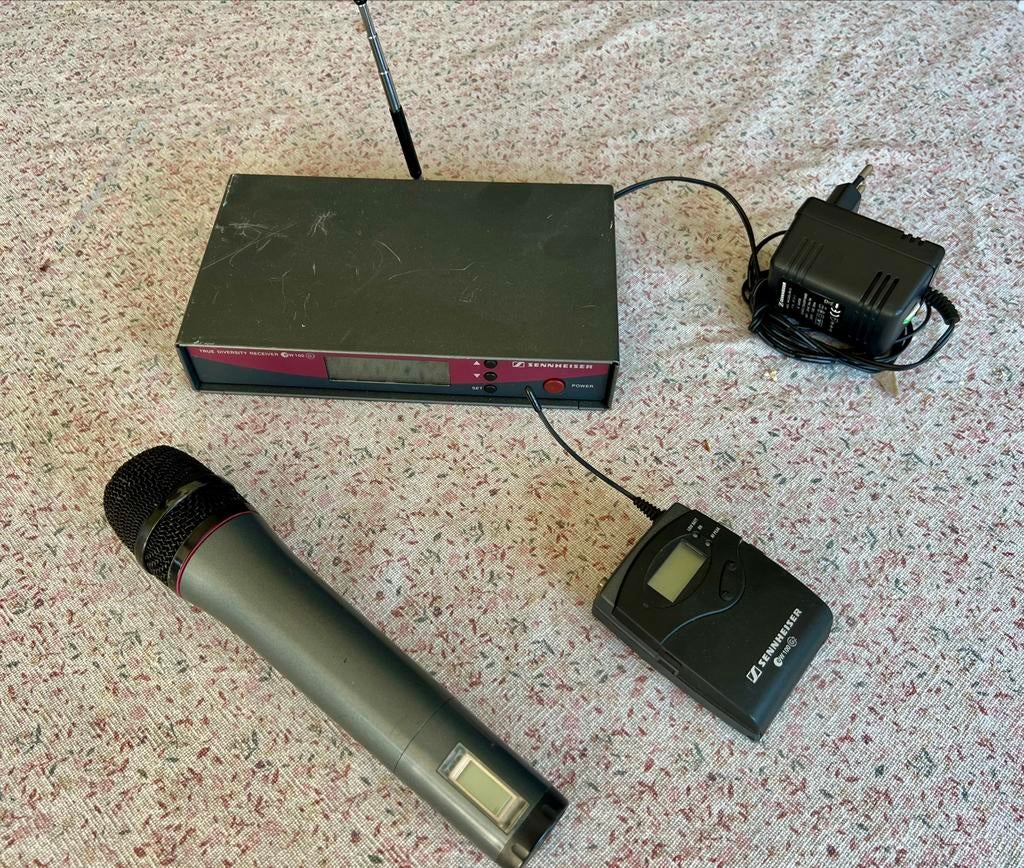 Sennheiser ew 100 G2 Draadloos Microfoon Systeem (D-band), Muziek en Instrumenten, Microfoons, Ophalen of Verzenden, Gebruikt