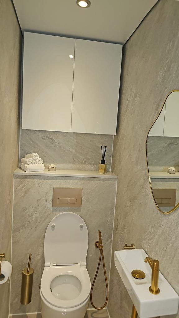 PVC Marmerlook Wandpanelen, Doe-het-zelf en Verbouw, Tegels, 60 cm of meer, Wandtegels, Nieuw, Ophalen of Verzenden