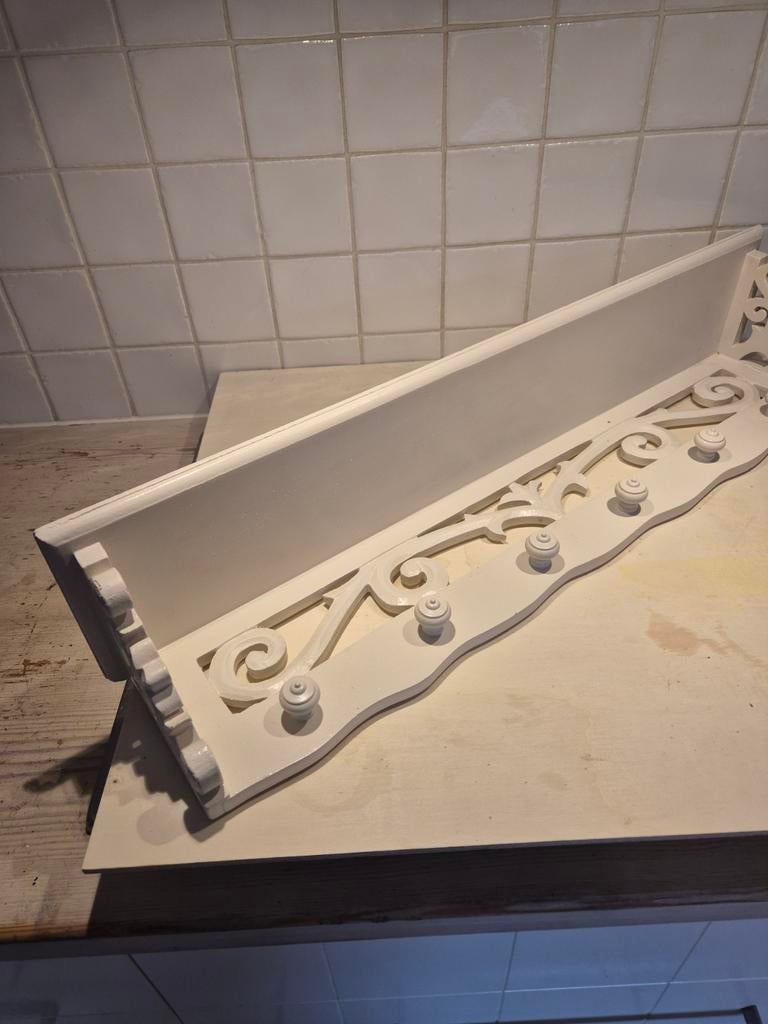 Brocante  kapstok, Ophalen of Verzenden, Hout, Wandkapstok, Minder dan 100 cm