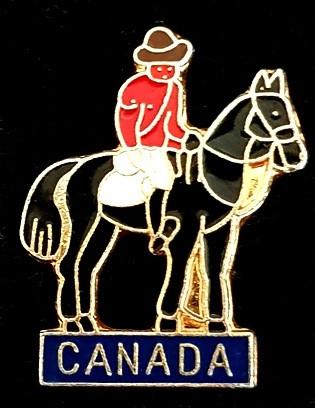 Canada- Mounted Police pin, Verzenden, Nieuw, Stad of Land, Speldje of Pin