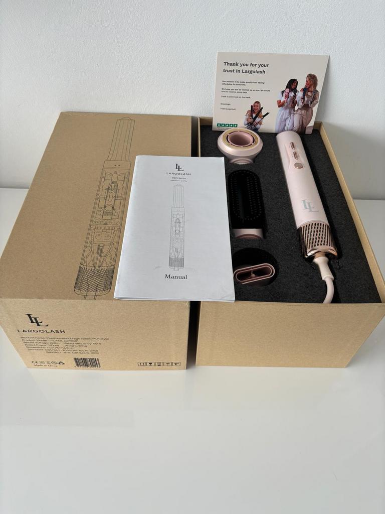 Largolash ProAirstyler 6in1Krultang Krulborstel Stijlborstel, Ophalen of Verzenden, Nieuw, Krultang of Stijltang