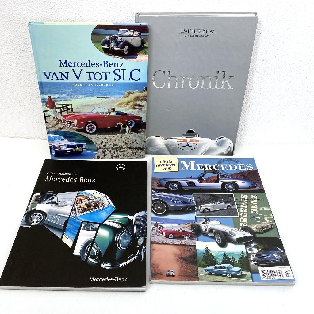 Mercedes-Benz 4 boeken, Verzenden, Zo goed als nieuw, Mercedes