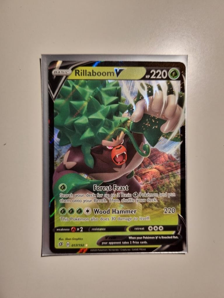 Rillaboom V - Rebel Clash - 017/192 - NM/M, Ophalen of Verzenden, Zo goed als nieuw, Losse kaart, Foil