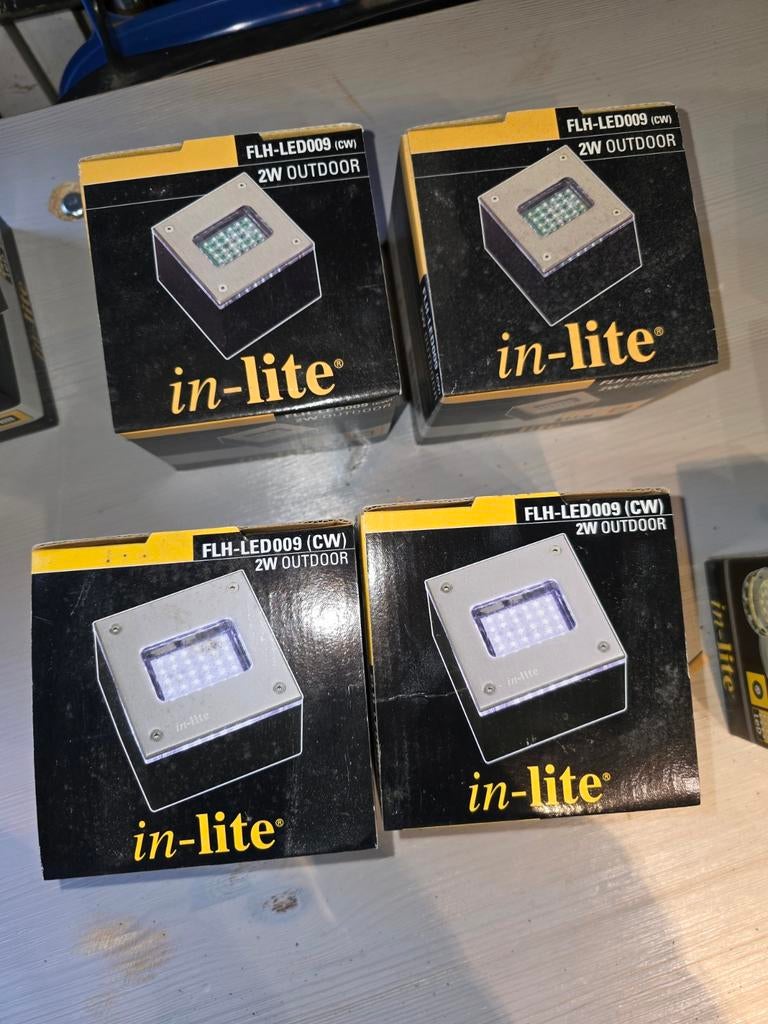 In-Lite FLH-08 Tuinverlichting, Tuin en Terras, Buitenverlichting, Nieuw, Vloerlamp, Rvs, Minder dan 50 watt, Netvoeding, Led