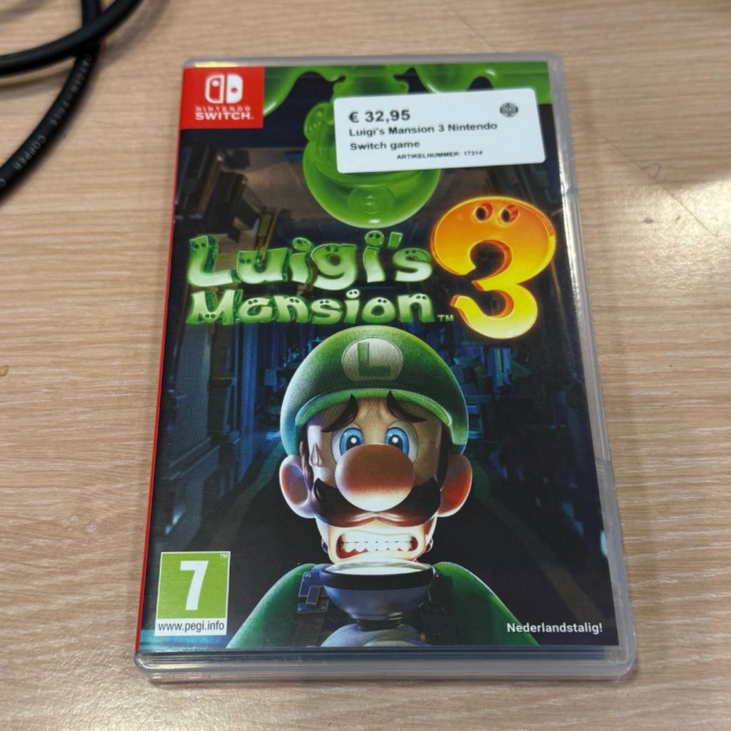 Luigi's Mansion 3 Nintendo Switch game, Nintendo, Zo goed als nieuw, Support@nintendo.com, 11-1 Hokotate-cho, Kamitoba, Minami-ku
Kyoto 601-8501
Japan