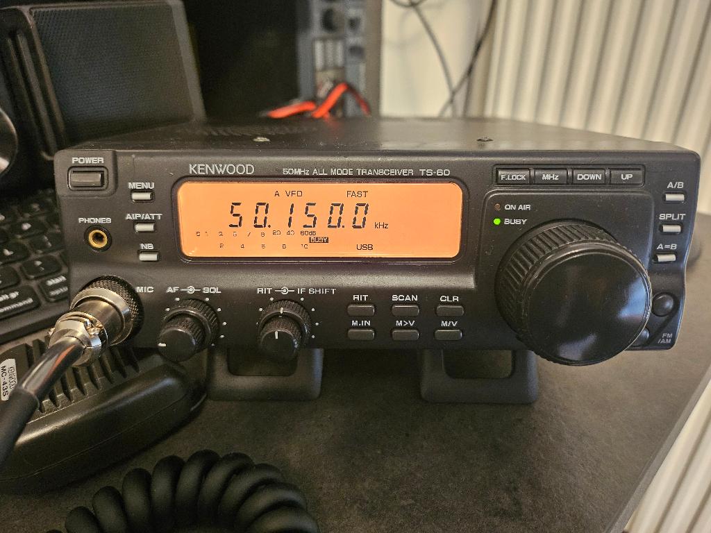 Kenwood TS-60 transceiver voor 6m, Telecommunicatie, Ophalen of Verzenden, Zo goed als nieuw, Zender en Ontvanger