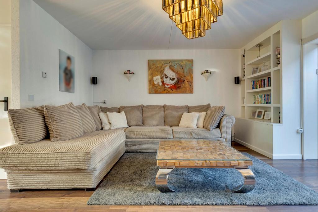 Rofra sacramento hoekbank taupe, Huis en Inrichting, Banken | Bankstellen, Zo goed als nieuw, Vierpersoons of meer, Stof, Ophalen of Verzenden