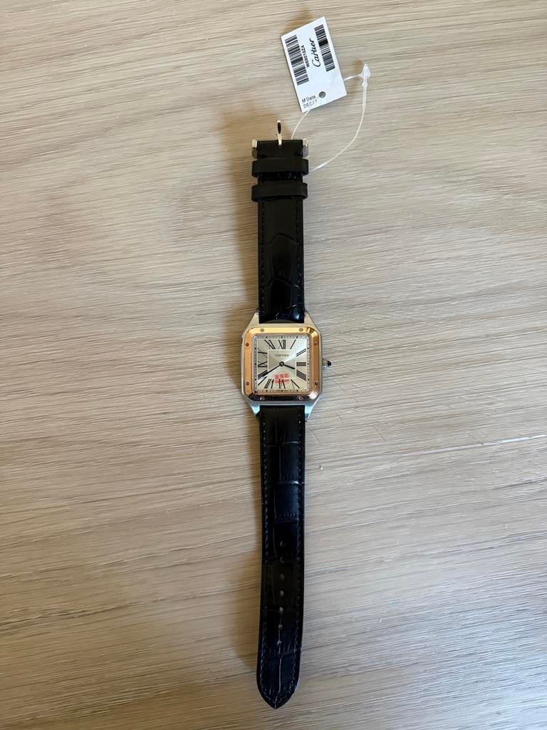 Cartier Santos Dumont horloge, Sieraden, Tassen en Uiterlijk, Horloges | Heren, Staal, Staal, Polshorloge, Nieuw