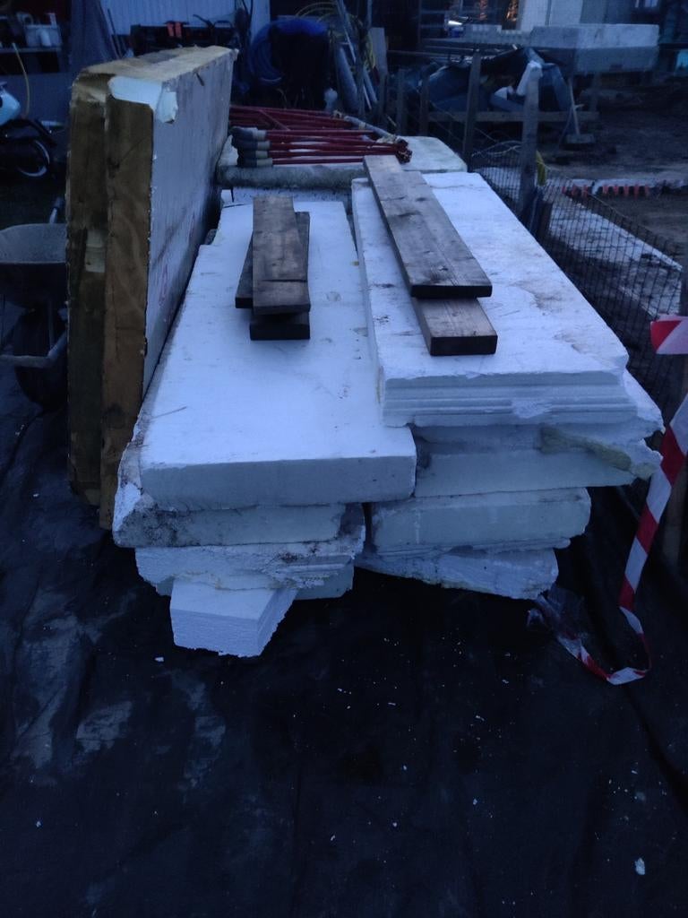 Isolatie platen 12 cm, Ophalen