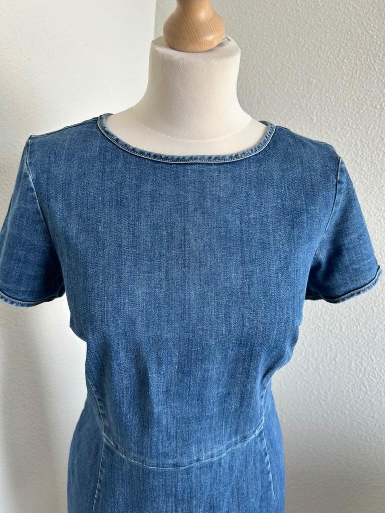 King Louie maat L spijker jeans jurk 3152, Blauw, Maat 42/44 (L), Ophalen of Verzenden, Zo goed als nieuw