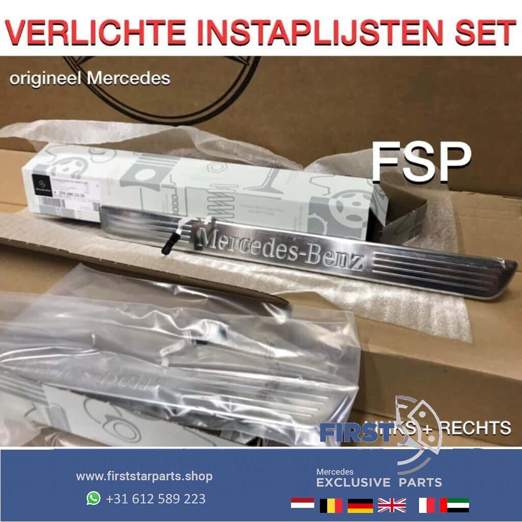 VERLICHTE INSTAPLIJST DORPELLIJST Mercedes W176 W117 W156 W2