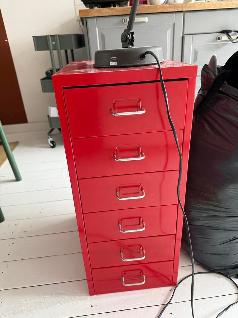 Ikea Helmer rood, Gebruikt, Minder dan 100 cm, 25 tot 50 cm, 50 tot 100 cm