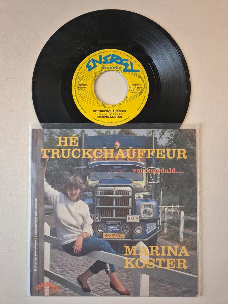 Marina Koster-Hé Truckchauffeur, Ophalen of Verzenden, Zo goed als nieuw, Overige formaten, Levenslied of Smartlap