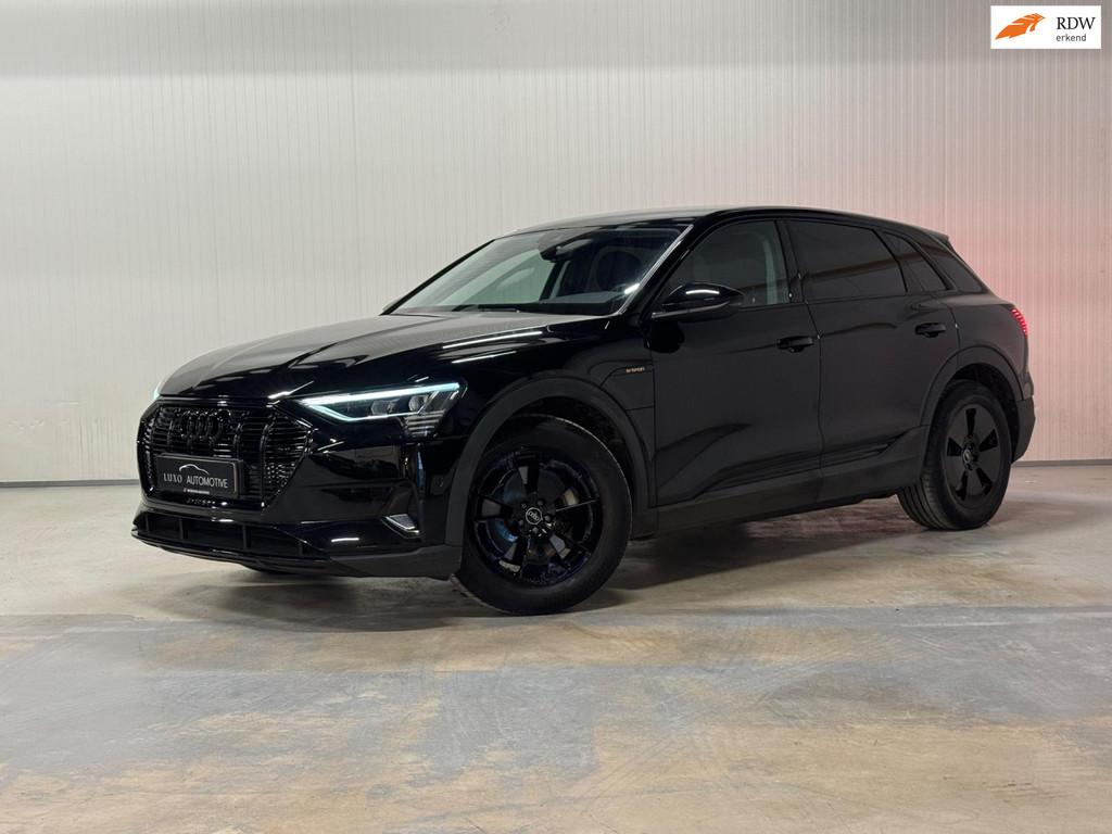 Audi E-tron E-tron 50 quattro Launch edition Vorsprung 71 kW, Auto's, Audi, Automaat, 71 kWh, Zwart, Leder