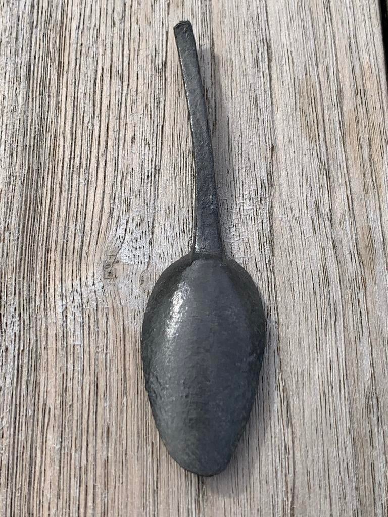 Antiek metaal lepeltje - Archeologische vondst, Ophalen of Verzenden