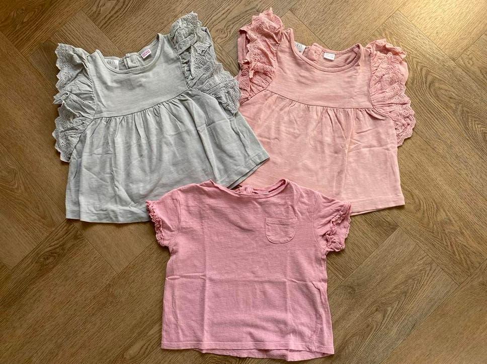 Zara meisjes longsleeves maat 92, Ophalen of Verzenden, Gebruikt, Meisje, Shirt of Longsleeve