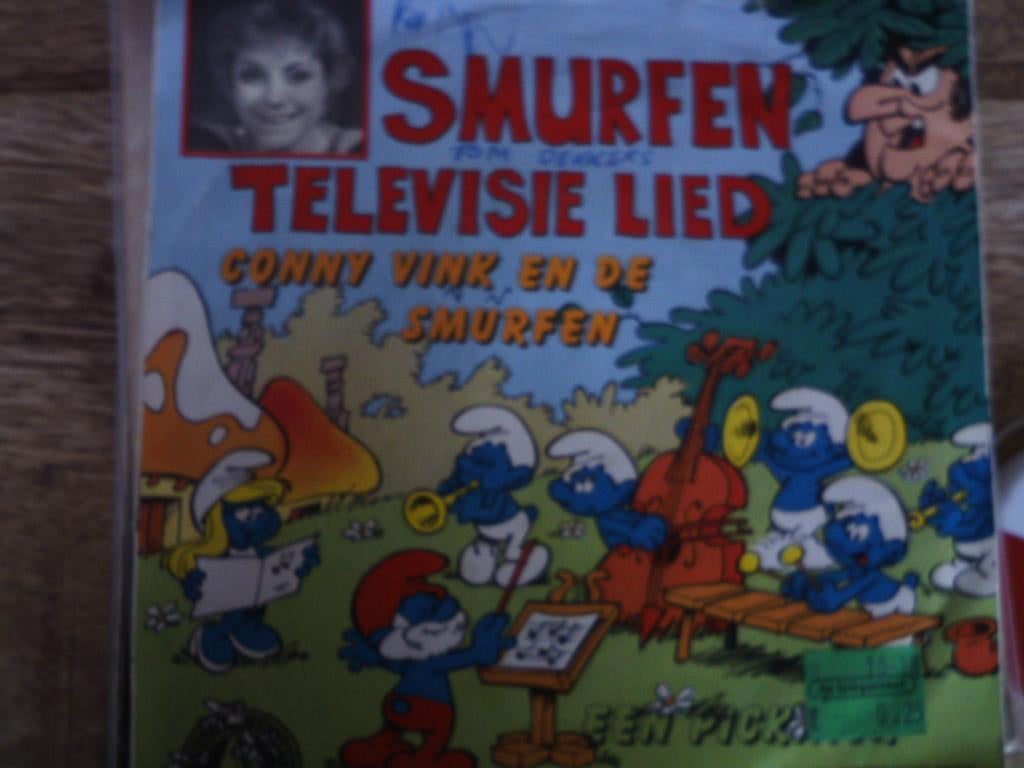 conny vink / smurfen - smurfen televisie lied 1a, 7 inch, Single, Ophalen of Verzenden, Zo goed als nieuw